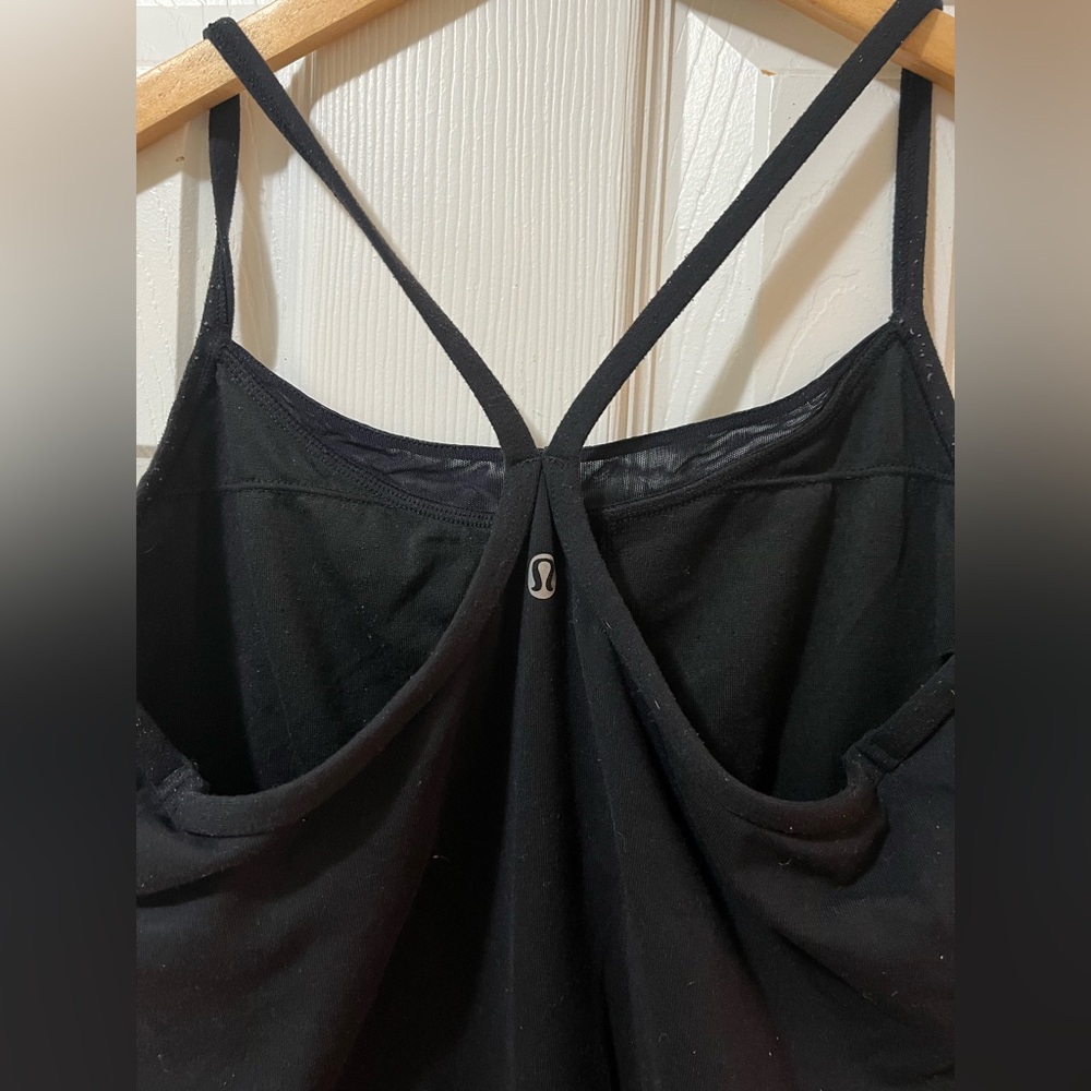 lululemon athletica Black Strappy Sports top - Picture 4 of 5